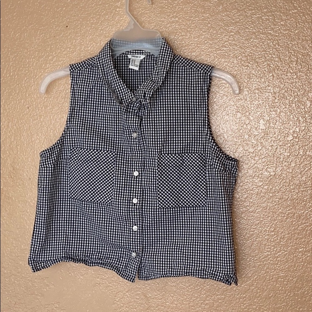 Plaid Top